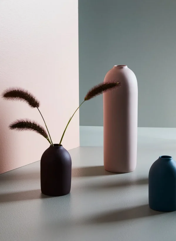 Marmoset Found Ceramics | Decorating | Cocoon Vase, Icy Pink, Large