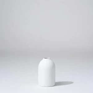 Marmoset Found Ceramics | Decorating | Cocoon Vase, Snow, Small