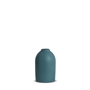Marmoset Found Ceramics | Decorating | Cocoon Vase, Steel Blue, Small