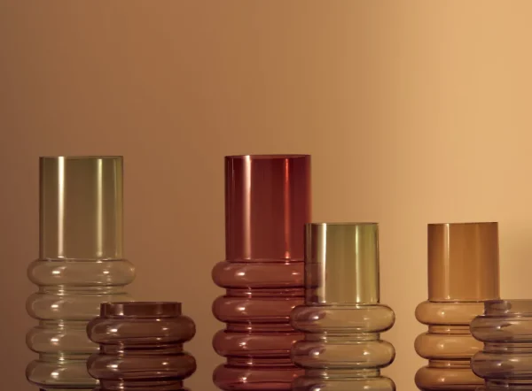 Marmoset Found Glass Vases | Decorating | Halo Vase Cherry (L)