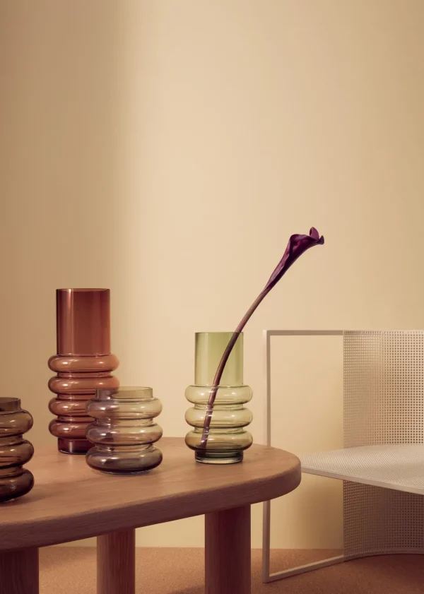 Marmoset Found Glass Vases | Decorating | Halo Vase Storm (L)