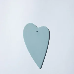 Marmoset Found Ceramics | Heart Decoration Blue