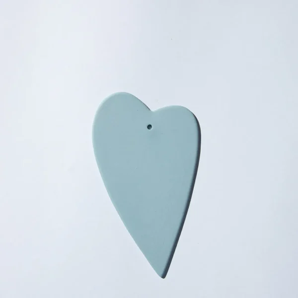 Marmoset Found Ceramics | Heart Decoration Blue