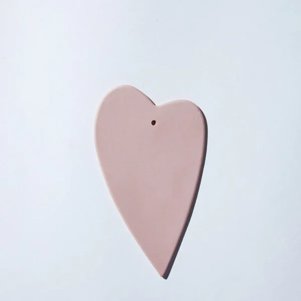 Marmoset Found Ceramics | Heart Decoration Icy Pink