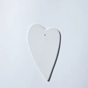Marmoset Found Ceramics | Heart Decoration Snow
