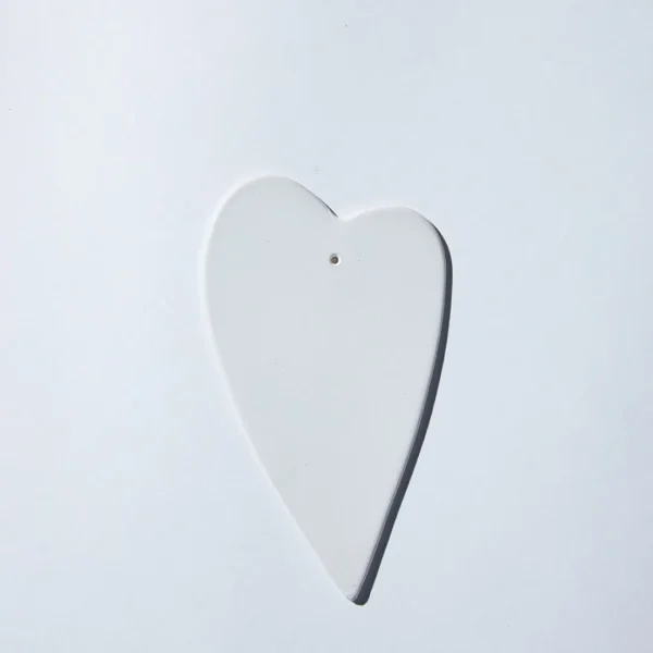 Marmoset Found Ceramics | Heart Decoration Snow