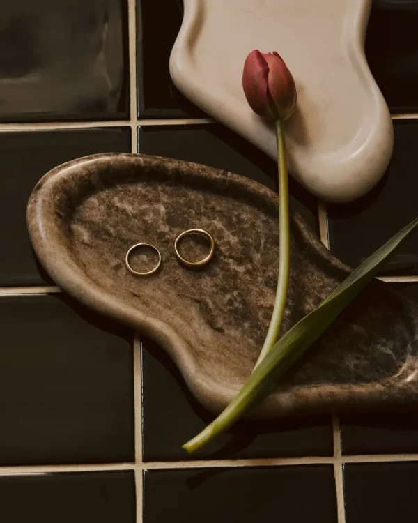 Marmoset Found Decorating | Marble Puddle Tray Biscotti