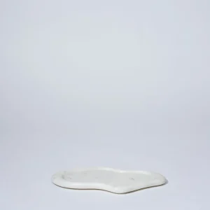 Marmoset Found Decorating | Marble Puddle Tray White Marle