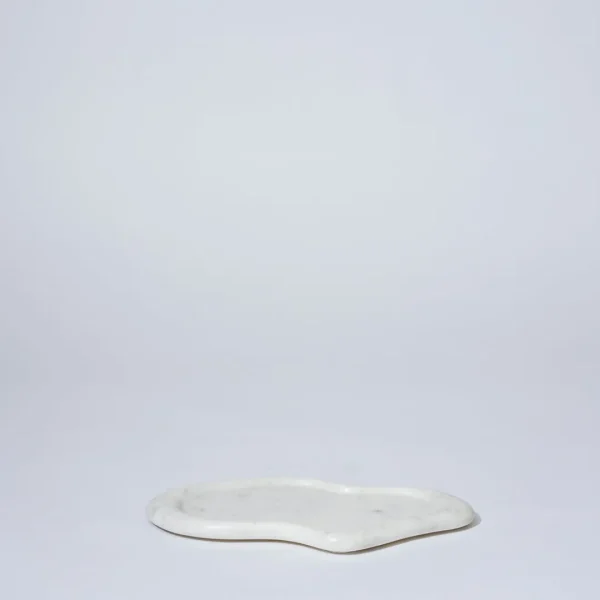 Marmoset Found Decorating | Marble Puddle Tray White Marle