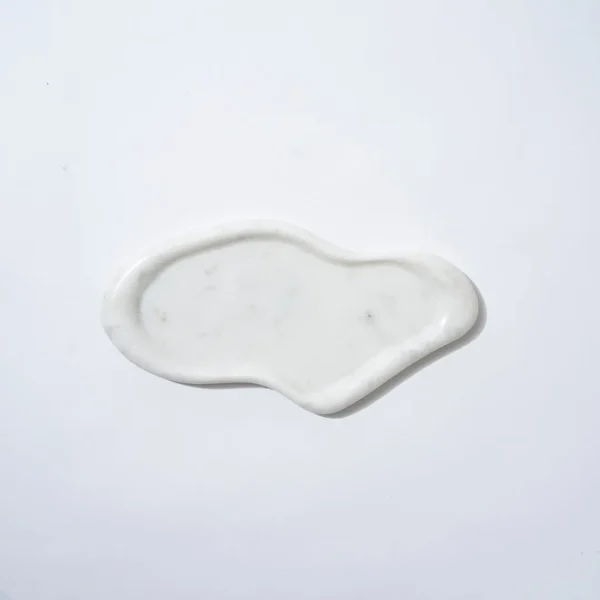 Marmoset Found Decorating | Marble Puddle Tray White Marle