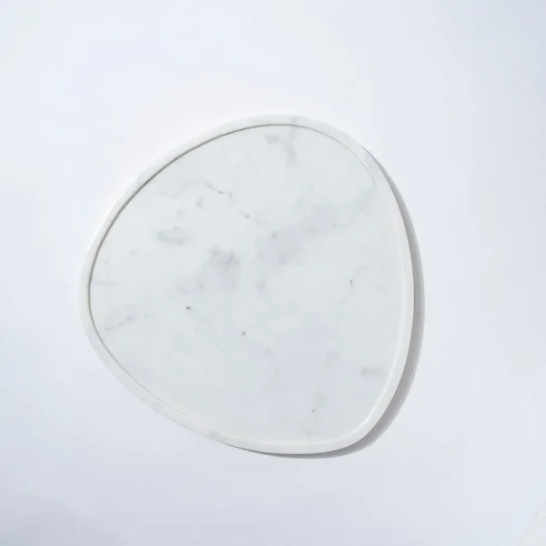Marmoset Found Decorating | Marble Tray Oblong White Marle