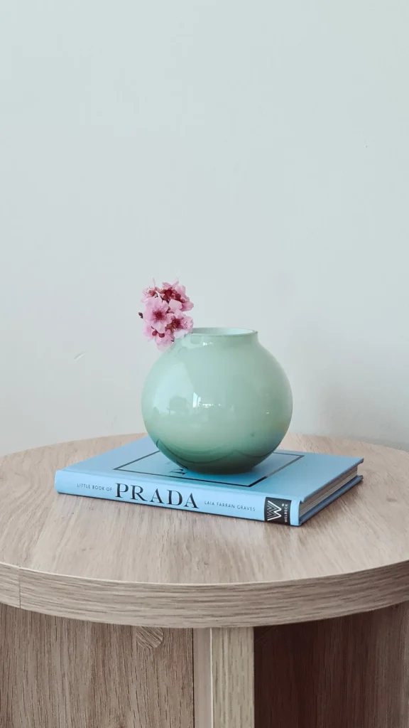 Marmoset Found Decorating | Vases & Vessels | Opal Ball Vase Sage (M)