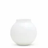 Marmoset Found Glass Vases | Decorating | Opal Ball Vase White (M)