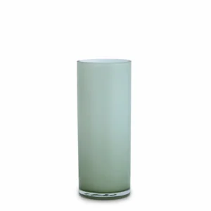 Marmoset Found Glass Vases | Decorating | Opal Pillar Vase Sage (M)