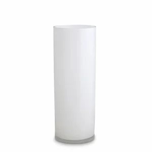 Marmoset Found Glass Vases | Decorating | Opal Pillar Vase White (L)