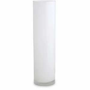 Marmoset Found Glass Vases | Decorating | Opal Pillar Vase White (XL)