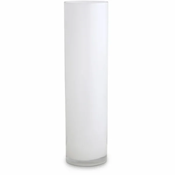 Marmoset Found Glass Vases | Decorating | Opal Pillar Vase White (XL)