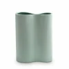 Marmoset Found Ceramics | Decorating | Ribbed Infinity Vase Blue (M)