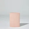 Marmoset Found Ceramics | Decorating | Ripple Oval Vase Icy Pink (M)