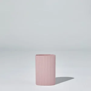 Marmoset Found Ceramics | Decorating | Ripple Oval Vase Lilac (S)