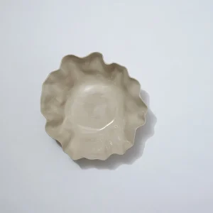 Marmoset Found Bowls | Ceramics | Ruffle Bowl Chalk White (L)