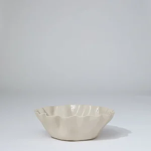 Marmoset Found Bowls | Ceramics | Ruffle Bowl Chalk White (M)