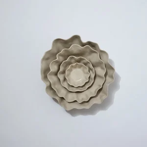 Marmoset Found Ceramics | Bowls | Ruffle Bowl Chalk White (S)