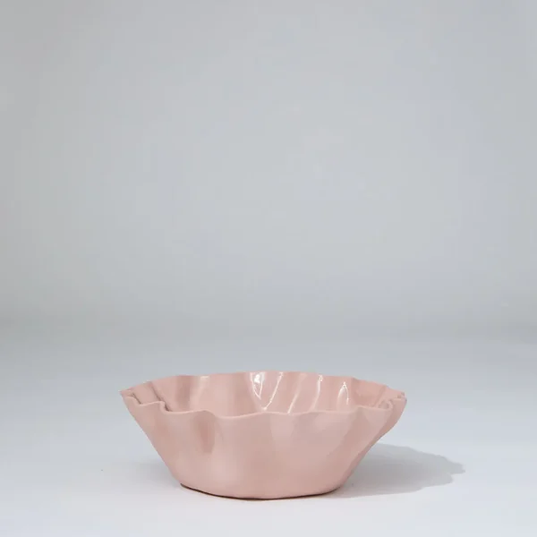 Marmoset Found Bowls | Ceramics | Ruffle Bowl Icy Pink (M)