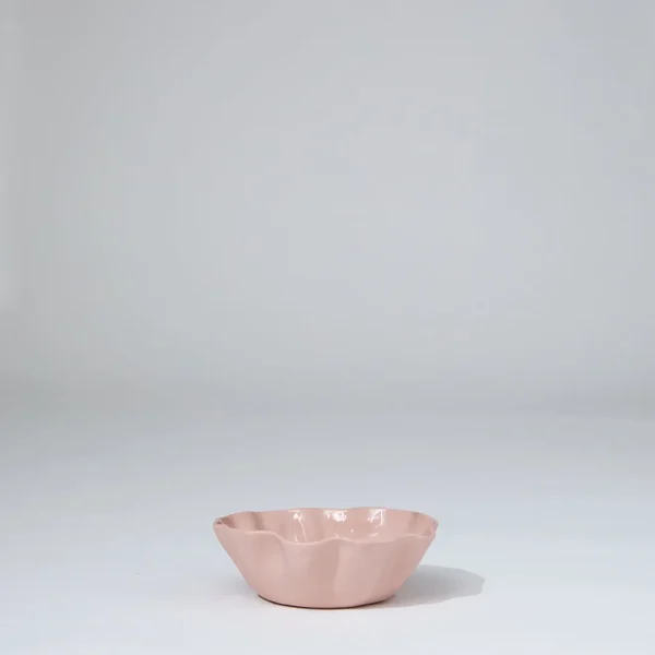Marmoset Found Bowls | Ceramics | Ruffle Bowl Icy Pink (S)