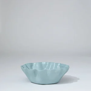 Marmoset Found Bowls | Ceramics | Ruffle Bowl Light Blue (M)