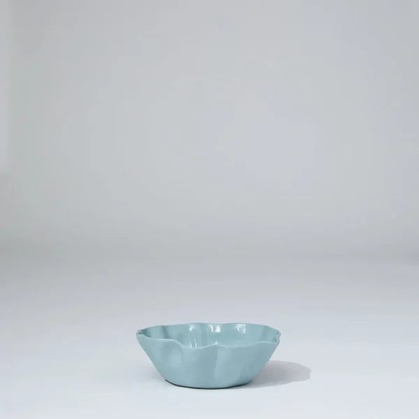Marmoset Found Bowls | Ceramics | Ruffle Bowl Light Blue (S)