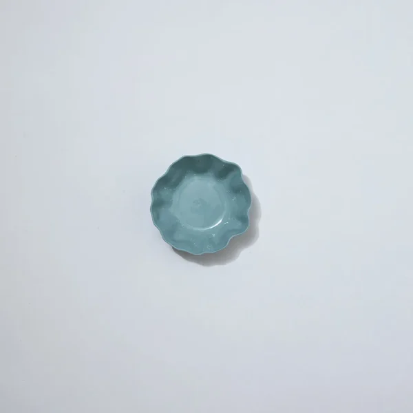 Marmoset Found Bowls | Ceramics | Ruffle Bowl Light Blue (S)