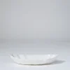 Marmoset Found Serving Platters & Trays | Ceramics | Ruffle Rectangle Platter Snow White (M)