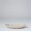 Marmoset Found Serving Platters & Trays | Ceramics | Ruffle Rectangle Platter Chalk White (M)
