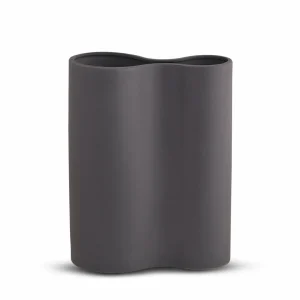 Marmoset Found Decorating | Vases & Vessels | Smooth Infinity Vase Charcoal (M)