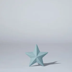 Marmoset Found Ceramics | Star Decoration Light Blue