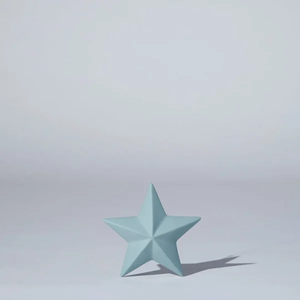 Marmoset Found Ceramics | Star Decoration Light Blue
