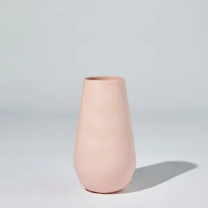 Marmoset Found Ceramics | Decorating | Teardrop Vase Icy Pink (L)