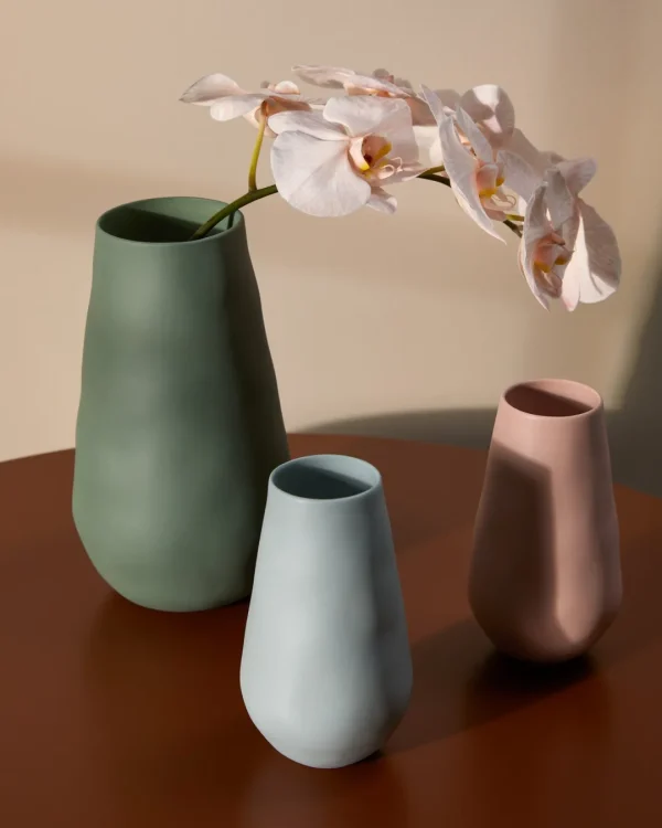 Marmoset Found Ceramics | Decorating | Teardrop Vase Light Blue (M)