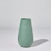 Marmoset Found Ceramics | Decorating | Teardrop Vase Moss (L)