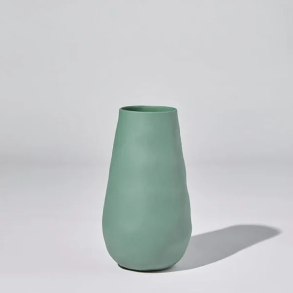 Marmoset Found Ceramics | Decorating | Teardrop Vase Moss (L)