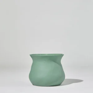 Marmoset Found Ceramics | Decorating | Tubby Vase Moss (L)