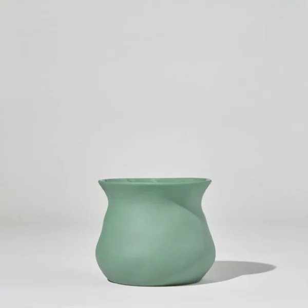 Marmoset Found Ceramics | Decorating | Tubby Vase Moss (L)