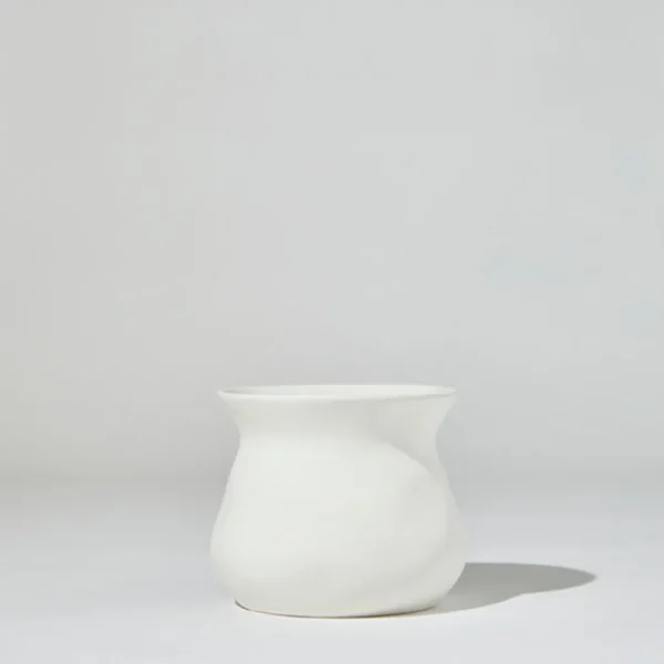Marmoset Found Decorating | Vases & Vessels | Tubby Vase Snow (L)