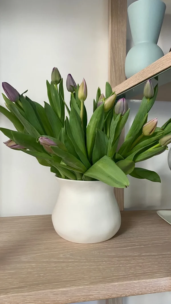 Marmoset Found Decorating | Vases & Vessels | Tubby Vase Snow (L)