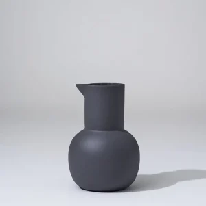 Marmoset Found Ceramics | Jugs | Yala Jug, Large, Charcoal