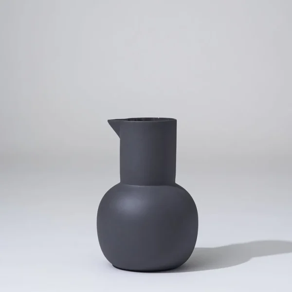 Marmoset Found Ceramics | Jugs | Yala Jug, Large, Charcoal